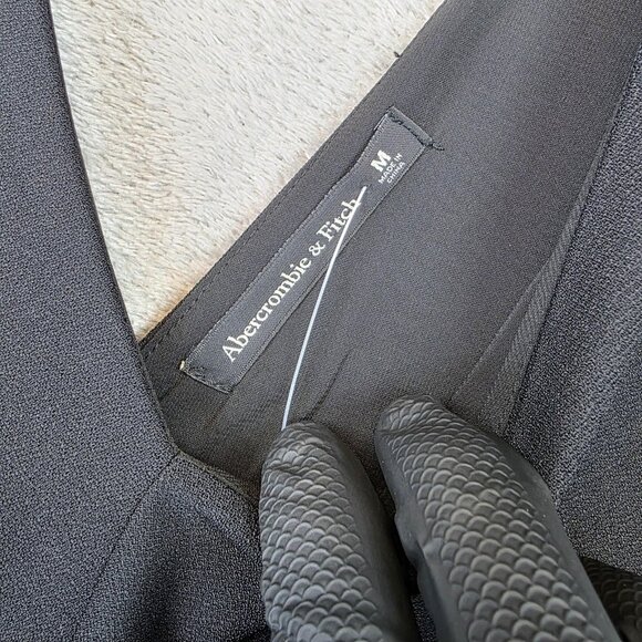 Abercrombie & Fitch Dress Womens Medium Black Maxi Make It Official Formal Gown - Picture 9 of 11